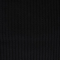 crepuscule / Stripe Mesh Knit Shirt BLACK