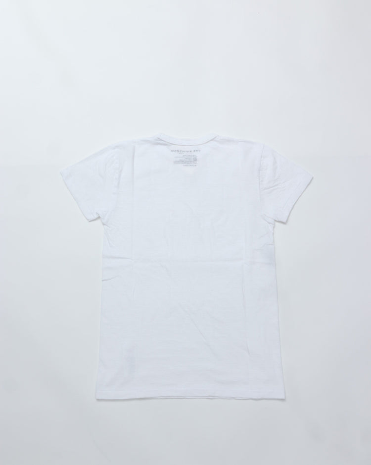 THE SHINZONE  CREW NECK T-SHIRT WHITE 01