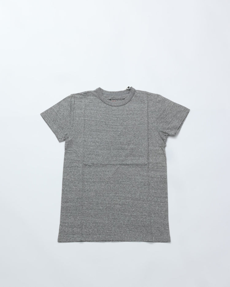 THE SHINZONE  CREW NECK T-SHIRT GRAY 06