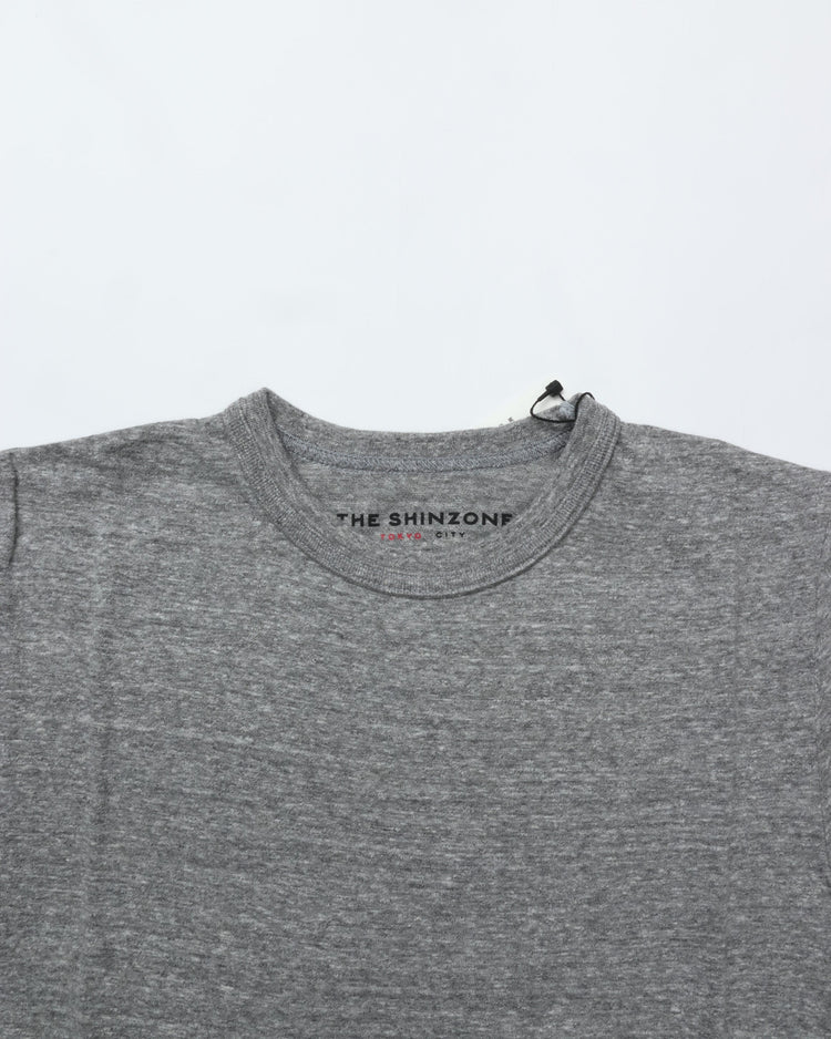 THE SHINZONE  CREW NECK T-SHIRT GRAY
