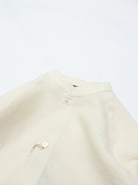 HAVERSACK 822625 (60 Linen Poplin Stand Collar Shirt Outerwear) OFF WHITE