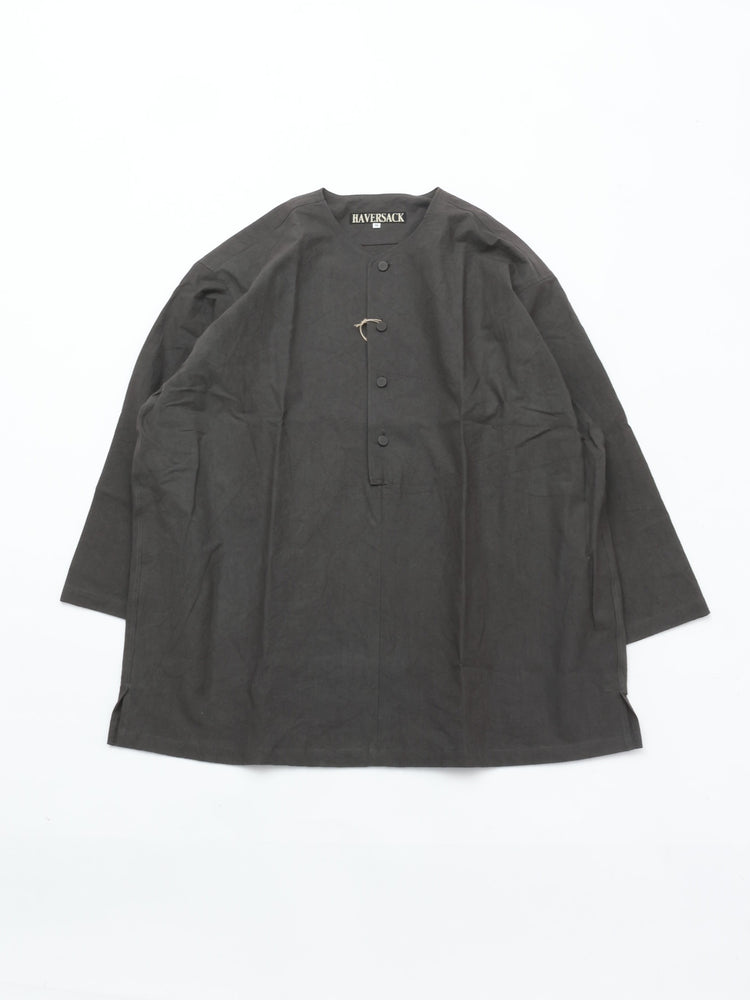 HAVERSACK  822623 (40タイプライター ノーカラーシャツ) CHARCOAL