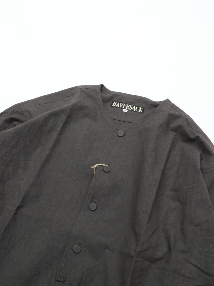 HAVERSACK  822623 (40タイプライター ノーカラーシャツ) CHARCOAL