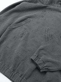 HAVERSACK 812620 Distressed Fleece Hooded Parka