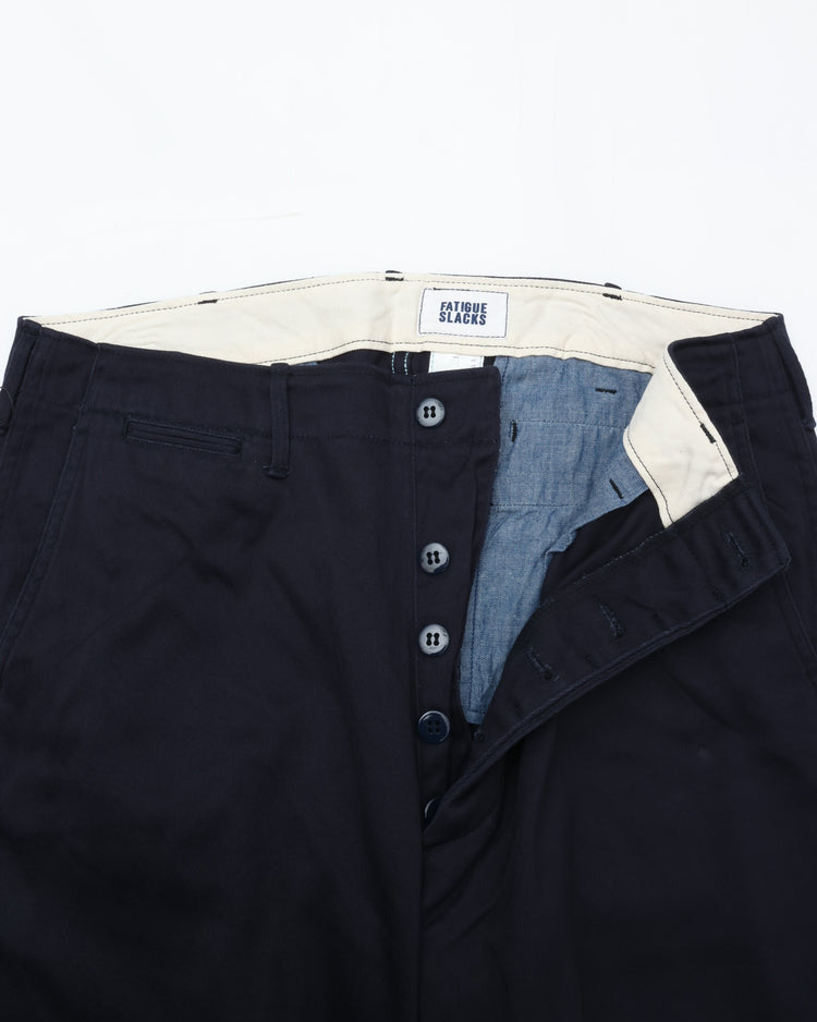FATIGUE SLACKS FP015 UTILITY NAVY SLACKS Indigo w Bio-wash