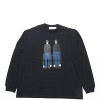 COTTON PAN / Thank You / Long TEE BLACK