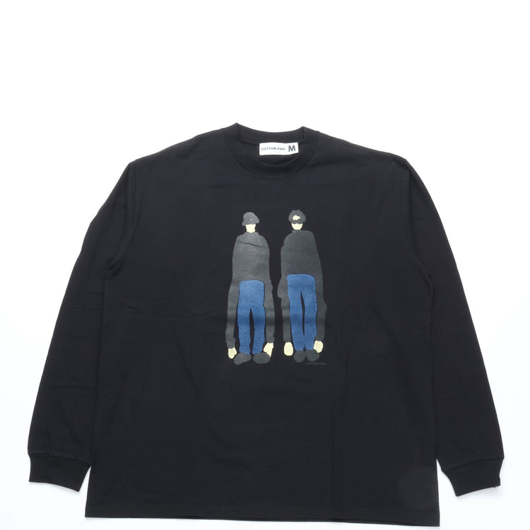 COTTON PAN / Thank You / Long TEE BLACK