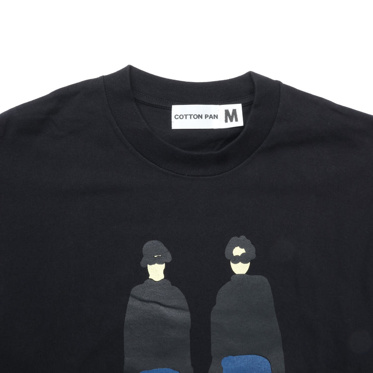 COTTON PAN / Thank You / Long TEE BLACK