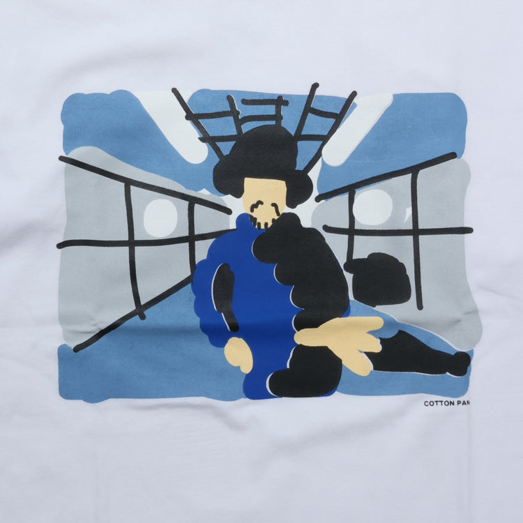 COTTON PAN / JK / Long-sleeved T-shirt WHITE