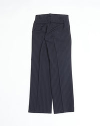 THE SHINZONE  STRIPED CHRYSLER PANTS 85 NAVY