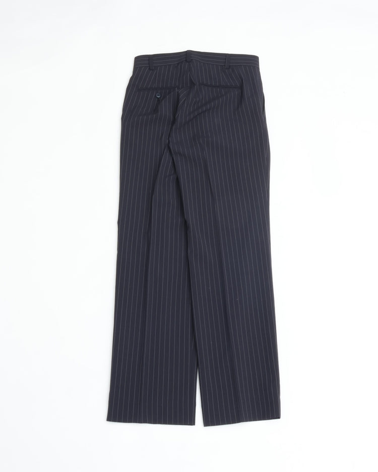 THE SHINZONE  STRIPED CHRYSLER PANTS 85 NAVY