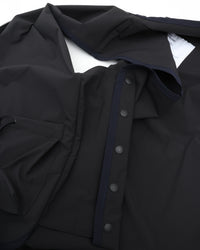 UNTRACE Zipper Vest _259 BLACK*DARK NAVY