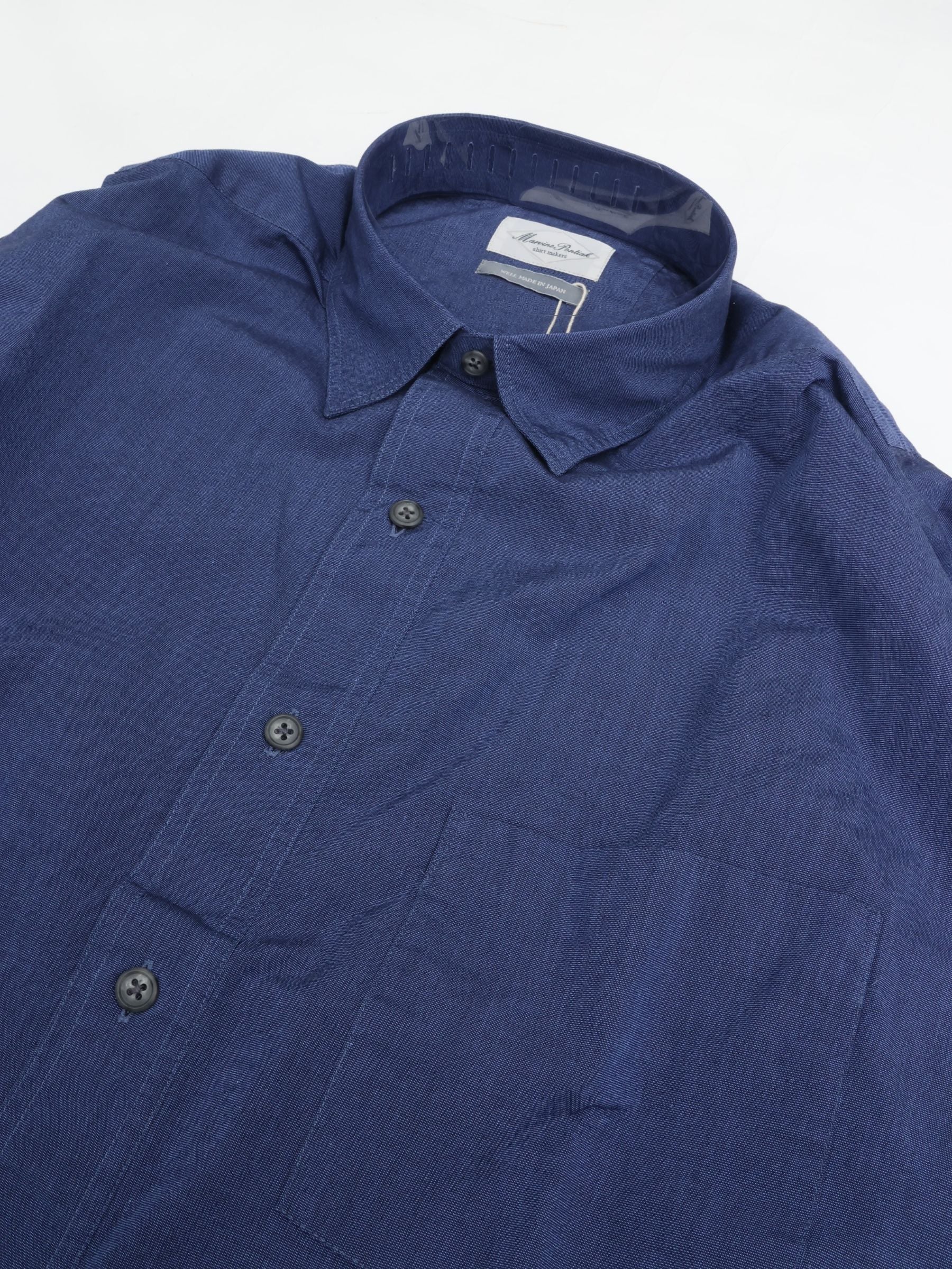 Marvine Pontiak Shirt Makers NewOrder SH NAVY BLUE – CASDAY