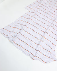 MEYAME   TUCKED JACQUARD BORDER DRESS HEATHER GREY