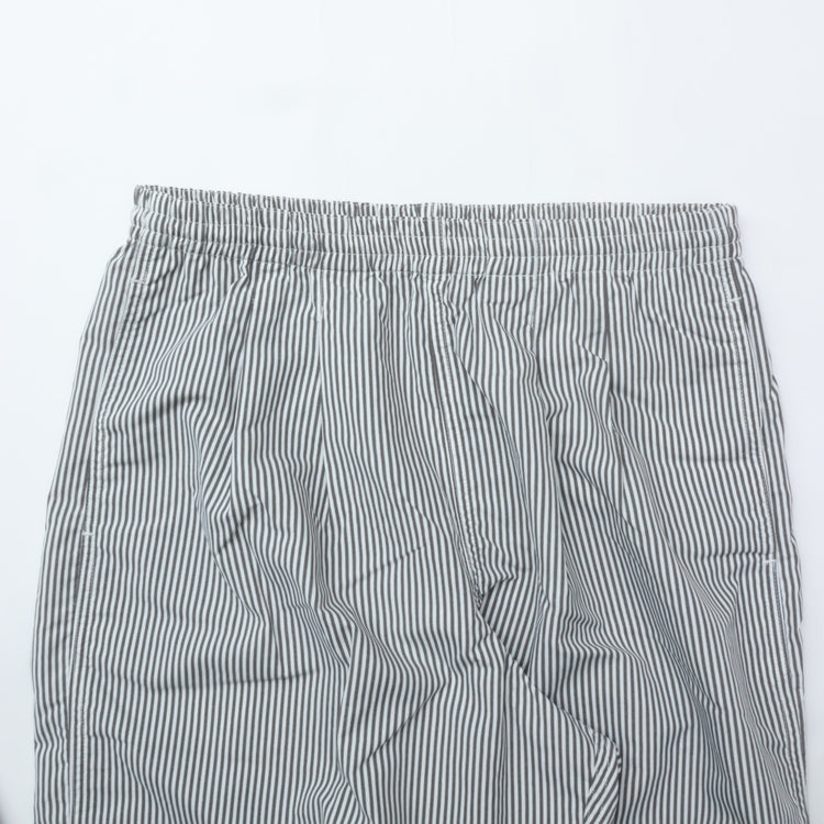 BURLAP OUTFITTER/   TRACK PANT PRINTED WHITE/CHARCOAL STRIPE