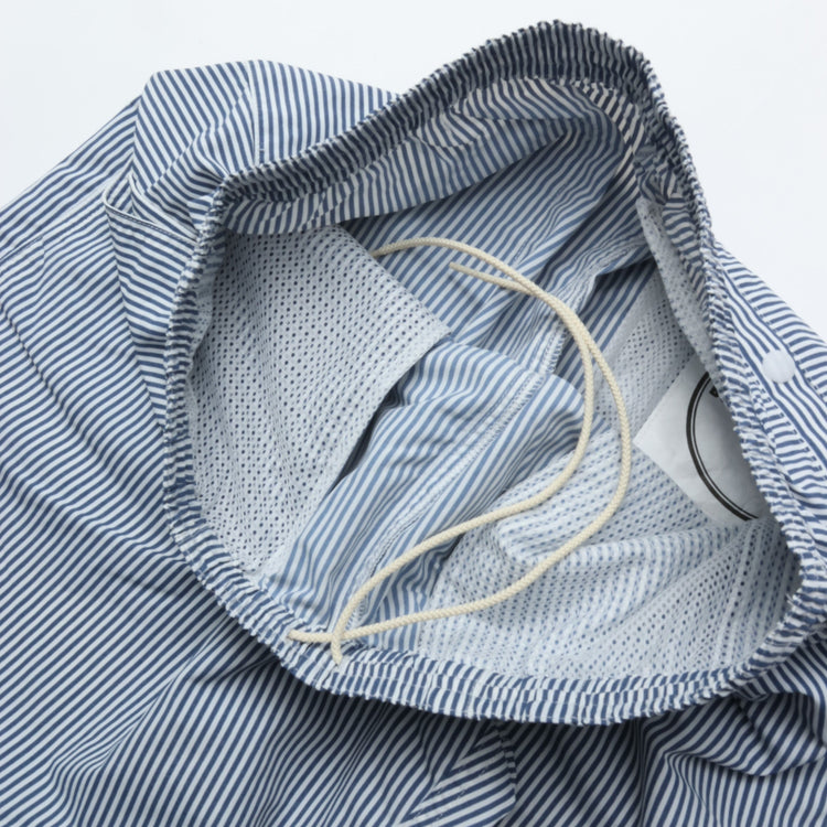 BURLAP OUTFITTER/ TRACK PANT PRINTED WHITE/BLUE STRIPE