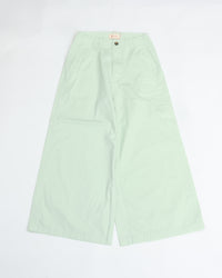 MEYAME  SIDE LINE WIDE PANTS GREEN