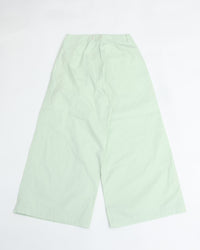 MEYAME  SIDE LINE WIDE PANTS GREEN