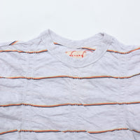 MEYAME   TUCKED JACQUARD BORDER PULLOVER HEATHER GREY