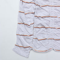 MEYAME   TUCKED JACQUARD BORDER PULLOVER HEATHER GREY