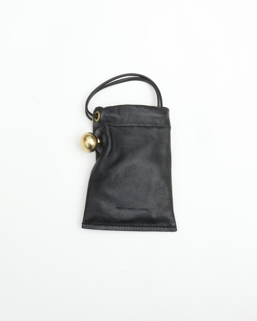 ED ROBERT JUDSON  BRATON brass ball drawstring pouch