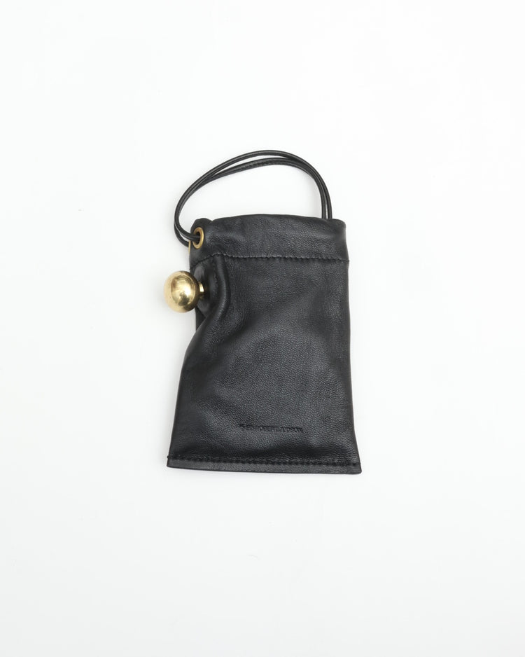 ED ROBERT JUDSON  BRATON brass ball drawstring pouch