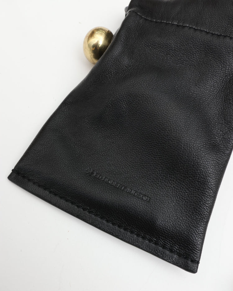 ED ROBERT JUDSON  BRATON brass ball drawstring pouch