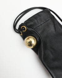 ED ROBERT JUDSON  BRATON brass ball drawstring pouch