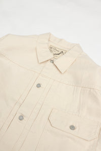 orslow  TYPE1 40'S PLEATED FRONT BLOUSE DNM ECRU（KINARI）