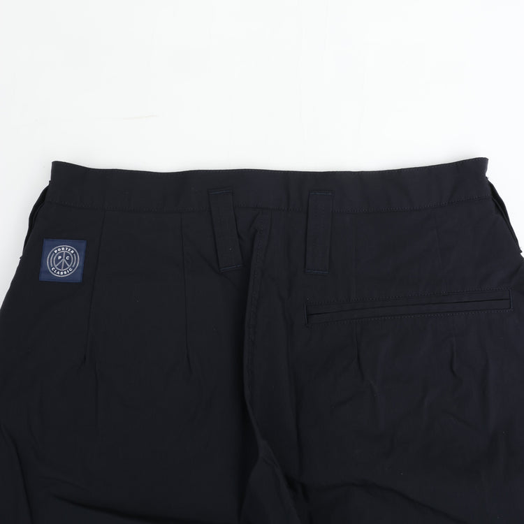 PORTER CLASSIC  POPLIN BEBOP PANTS NAVY
