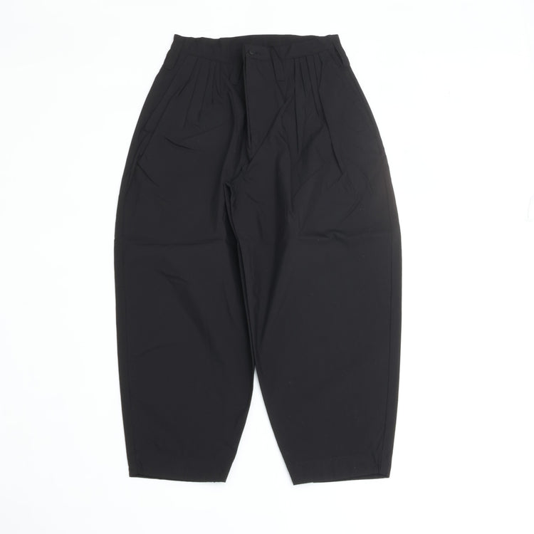 PORTER CLASSIC  POPLIN BEBOP PANTS BLACK