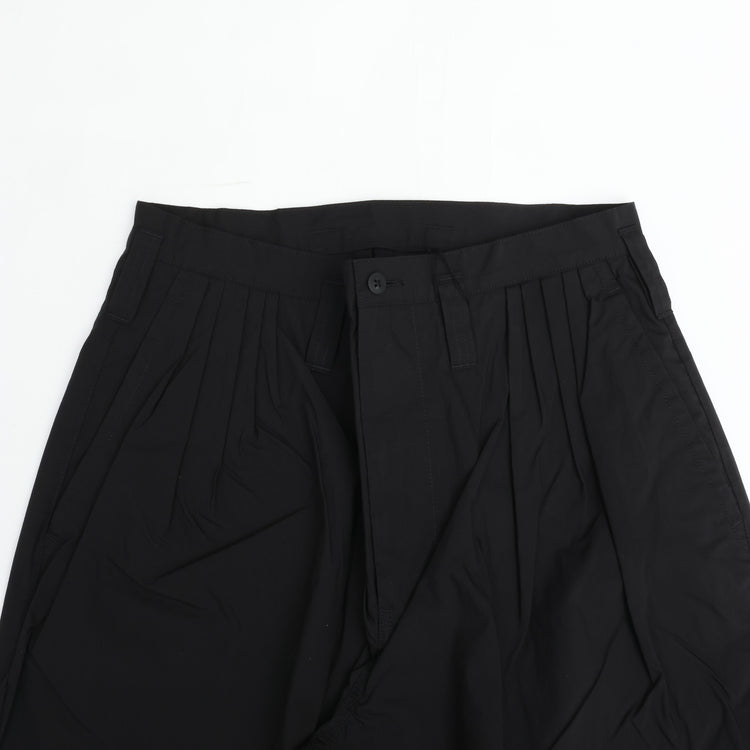 PORTER CLASSIC  POPLIN BEBOP PANTS BLACK