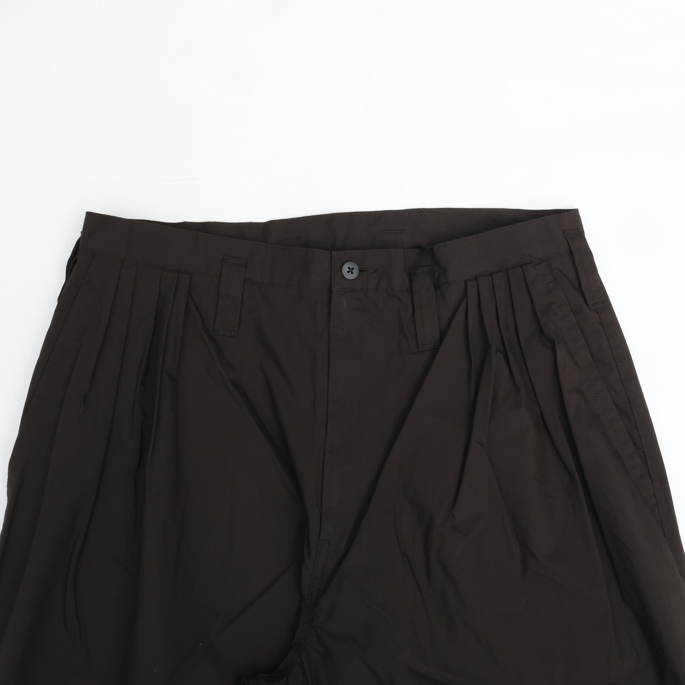 PORTER CLASSIC POPLIN BEBOP PANTS BROWN – CASDAY / キャスデイ
