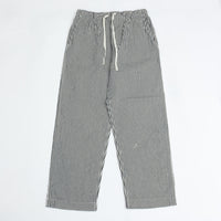A VONTADE  Mil. Easy Pants Hickoly Hardtwist Chambray
