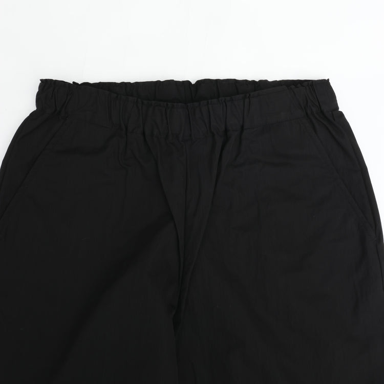 RINEN Cotton Nylon Gabardine Relaxed Pants R49611 10 Black