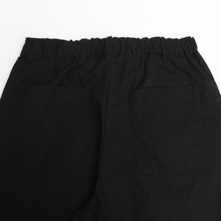 RINEN Cotton Nylon Gabardine Relaxed Pants R49611 10 Black