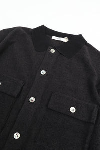 YASHIKI    Haoto Collar Vest（葉音）YSK-26SS-KN08 BLACK