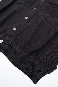 YASHIKI    Haoto Collar Vest（葉音）YSK-26SS-KN08 BLACK