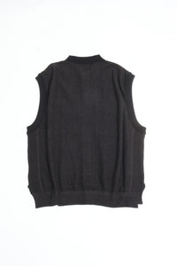 YASHIKI    Haoto Collar Vest（葉音）YSK-26SS-KN08 BLACK