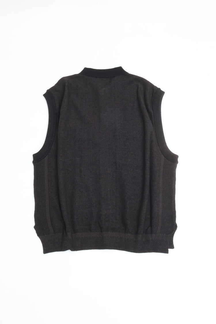 YASHIKI    Haoto Collar Vest（葉音）YSK-26SS-KN08 BLACK