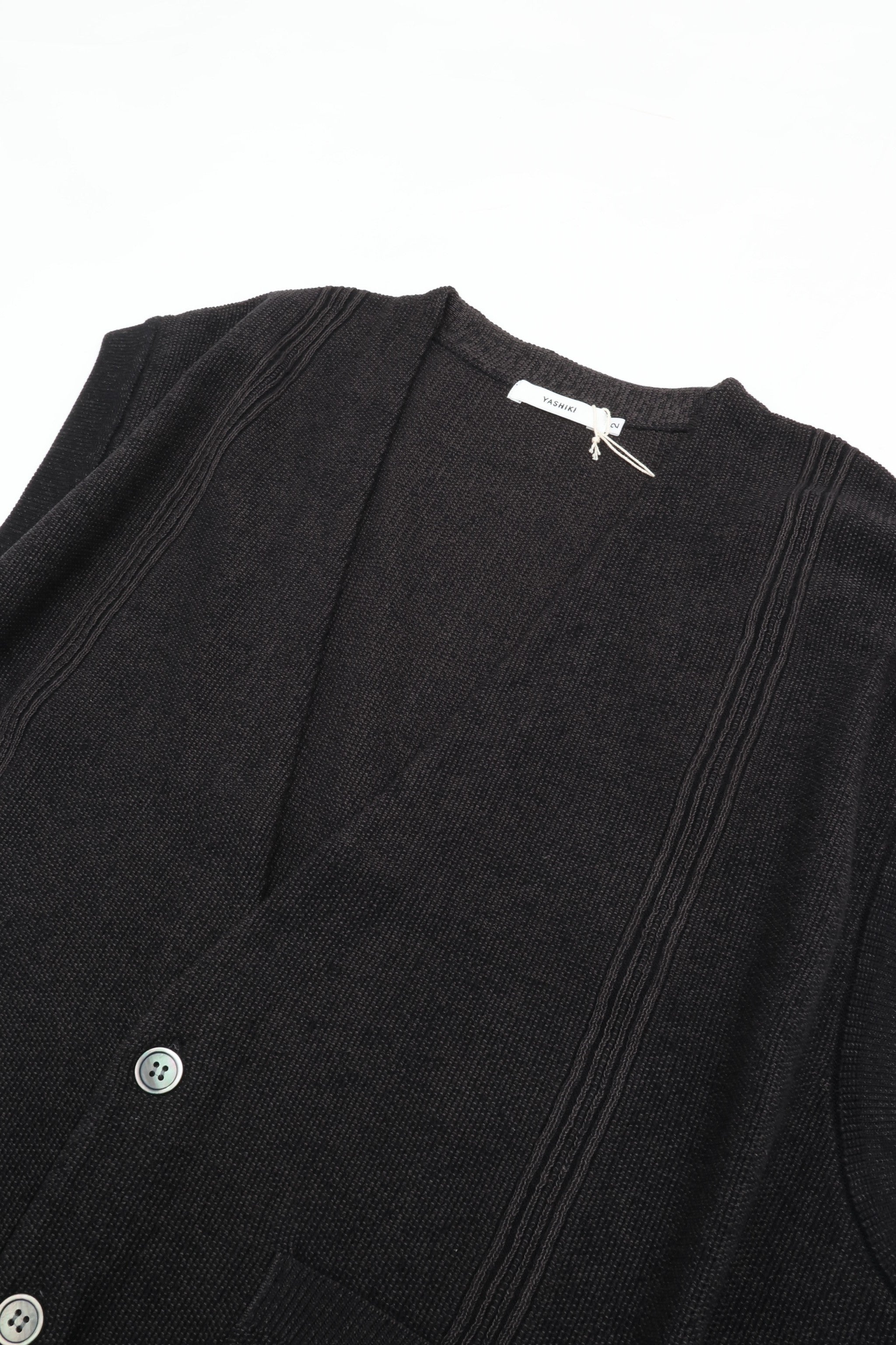 26SS YASHIKI ヤシキ Shirotsume V-neck Vest YASHIKI - 【ラスト1点