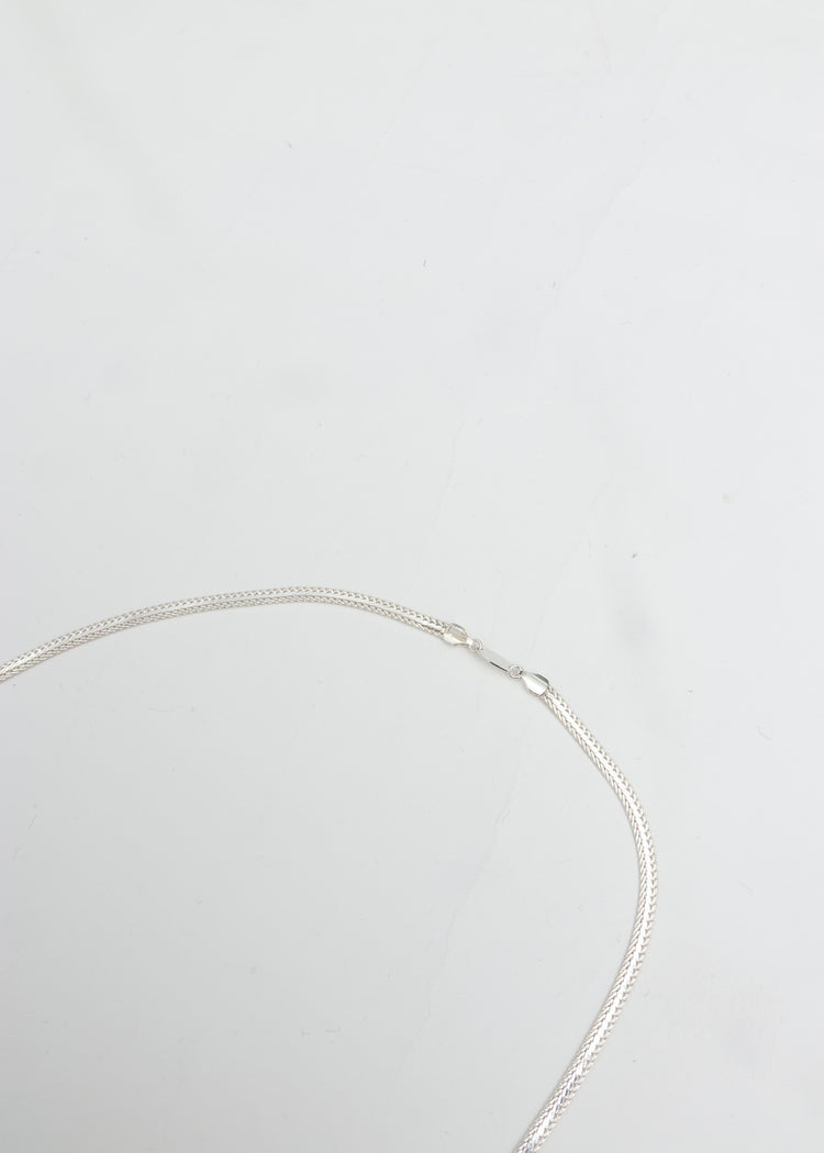 roundabout   Silver Snake Necklace RA-AC10