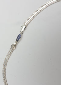 roundabout   Silver Snake Necklace RA-AC10