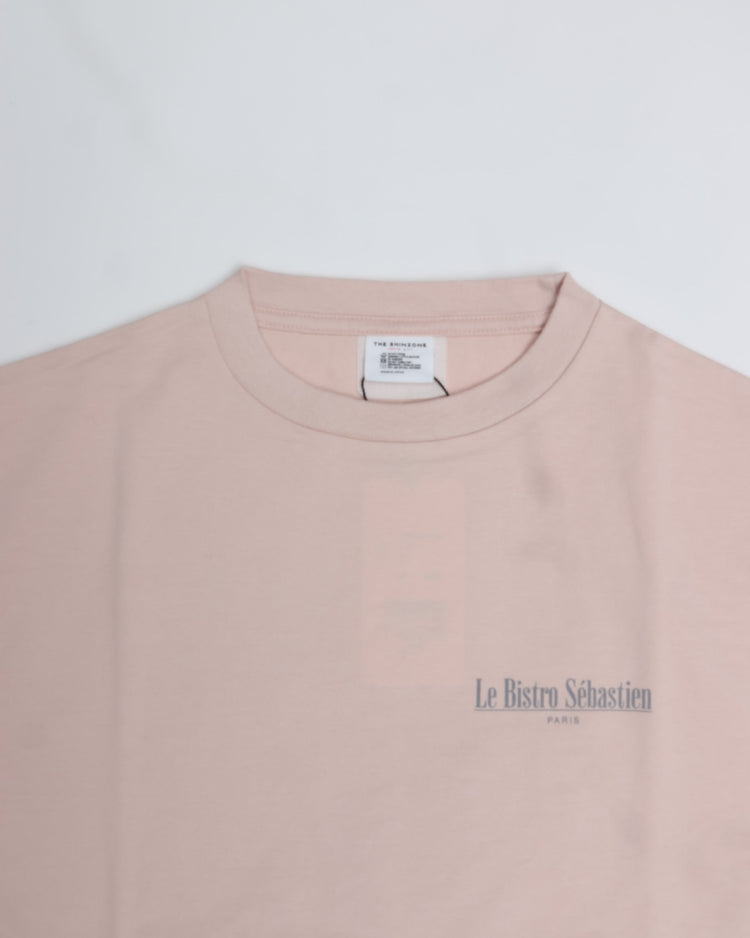 THE SHINZONE / BISTRO MENU TEE PINK