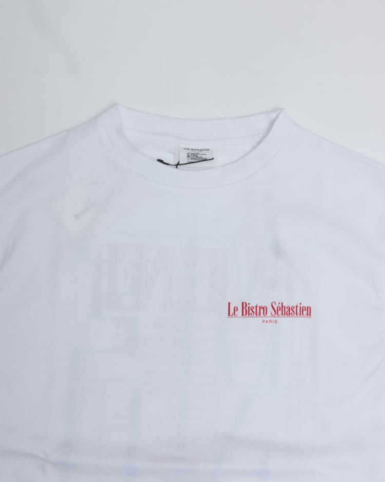 THE SHINZONE / BISTRO MENU TEE WHITE