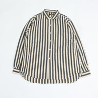 A VONTADE   Gardener Apron Shirts LS OG Cotton/Linen Hard Twist Weaher NATURAL×NAVY