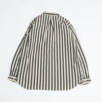 A VONTADE   Gardener Apron Shirts LS OG Cotton/Linen Hard Twist Weaher NATURAL×NAVY