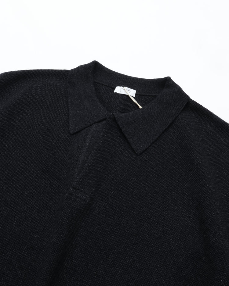 crepuscule  Co/Ra Moss Stitch Skipper BLACK