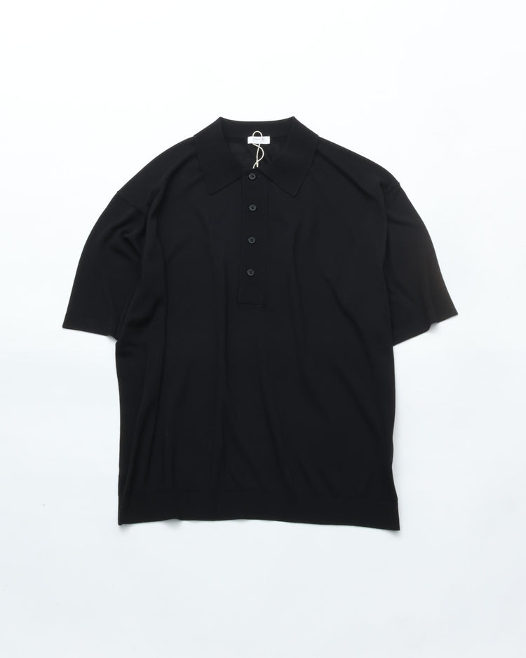 crepuscule S/S Polo BLACK