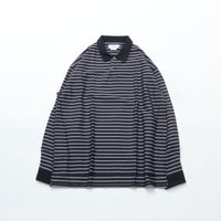 Riprap  POLO SHAPED SH L/S (COTTON POPLIN STRIPE)